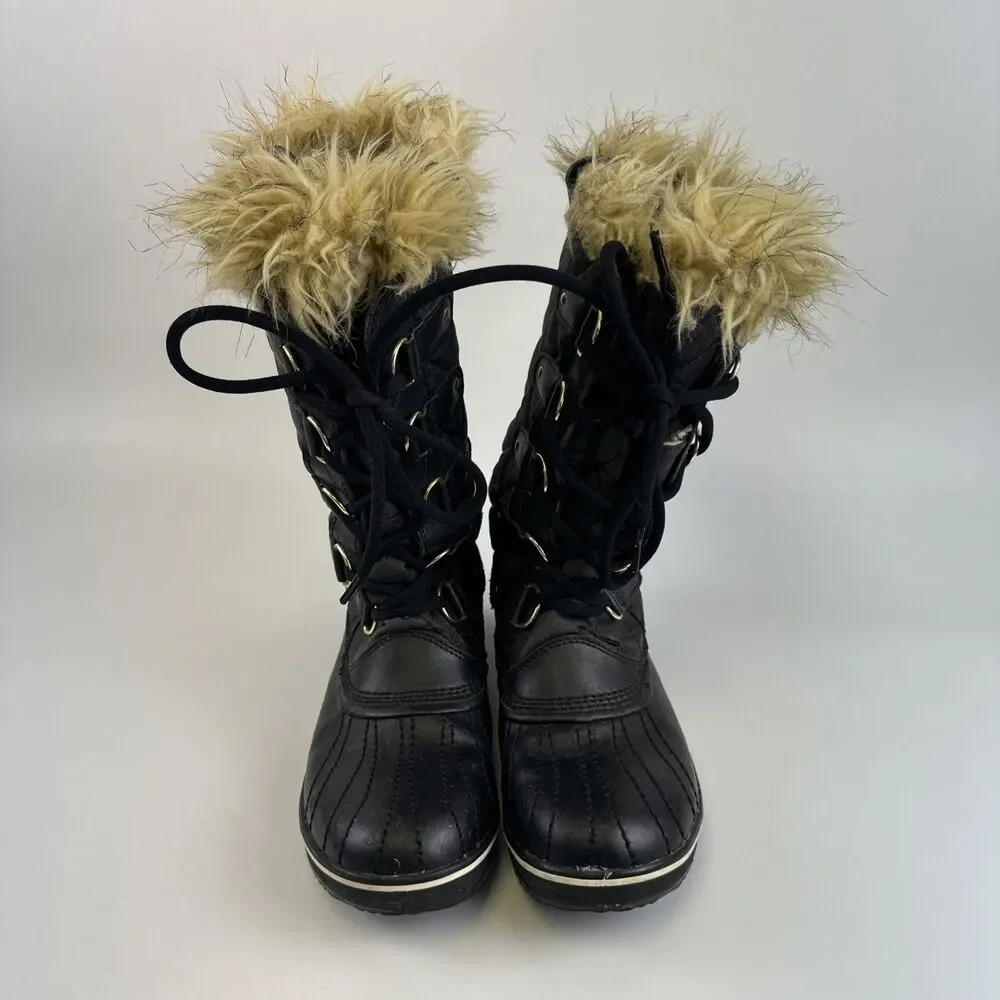 Sorel Torfino Mid Boots Winter Faux Fur Trim Fleece Lined Waterproof Womens 9